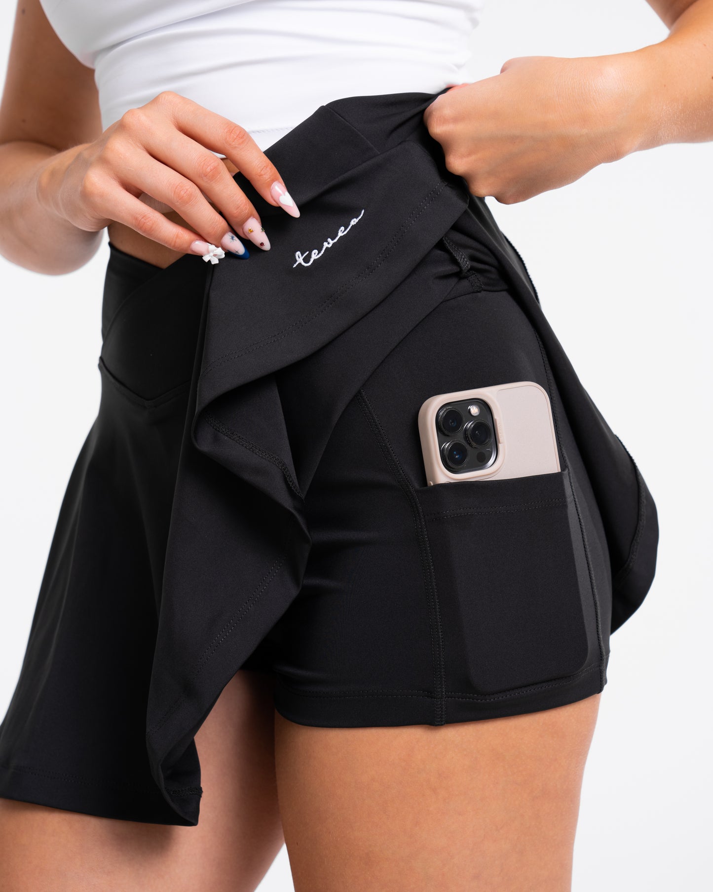 Falda pantalón Fearless V-Shape Tennis «negro»