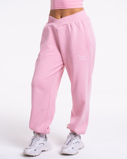 Fearless V-Shape Oversized Joggers ‘Light Pink’