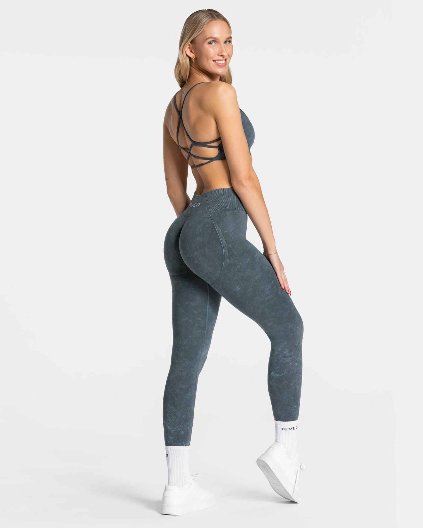 Acid Covert Scrunch Leggings "Navy"
