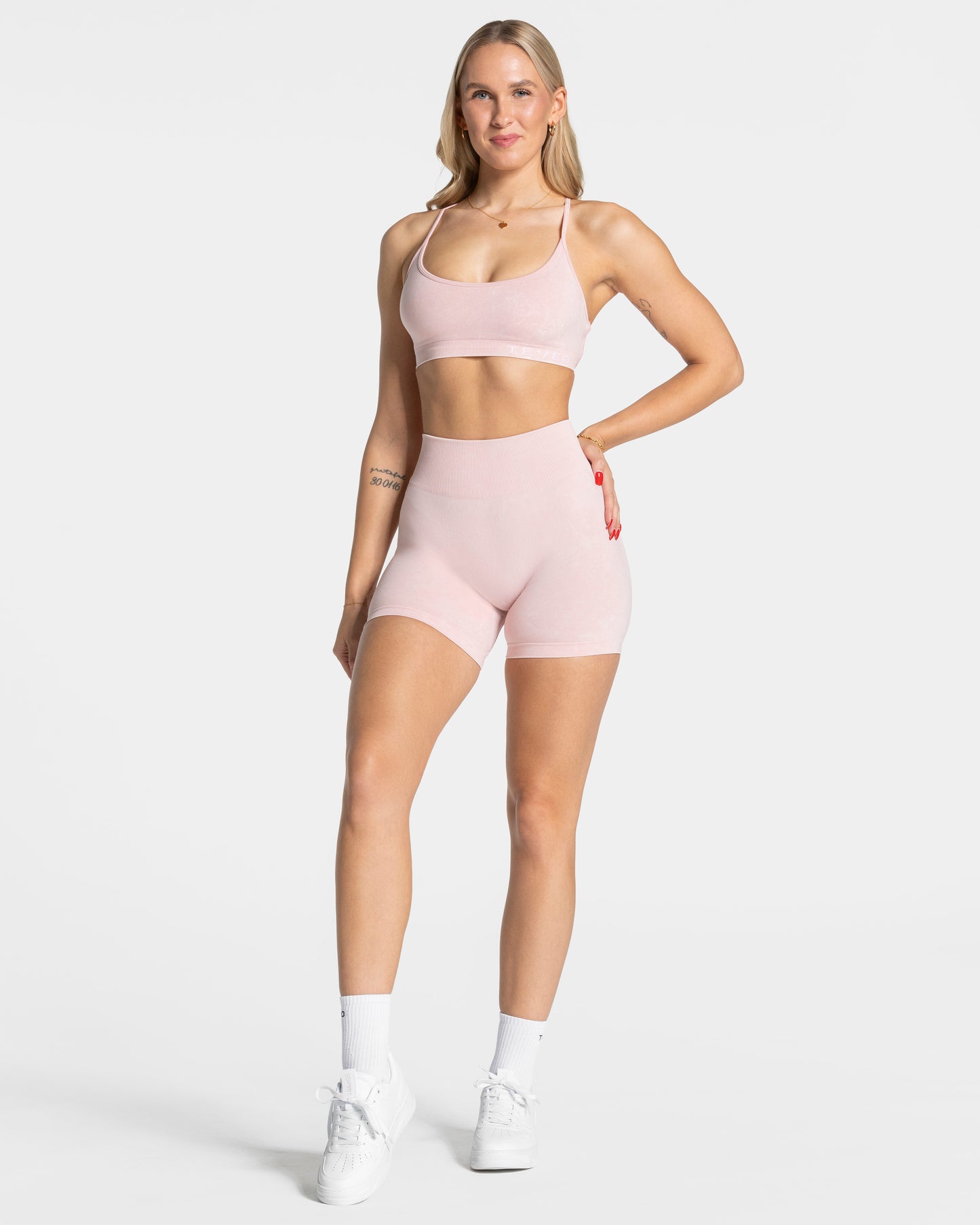 Acid Covert Scrunch Shorts ‘Light Pink’