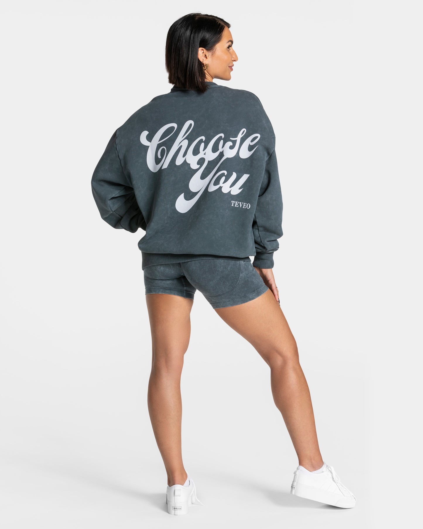 Felpa Acid Oversized “Navy”
