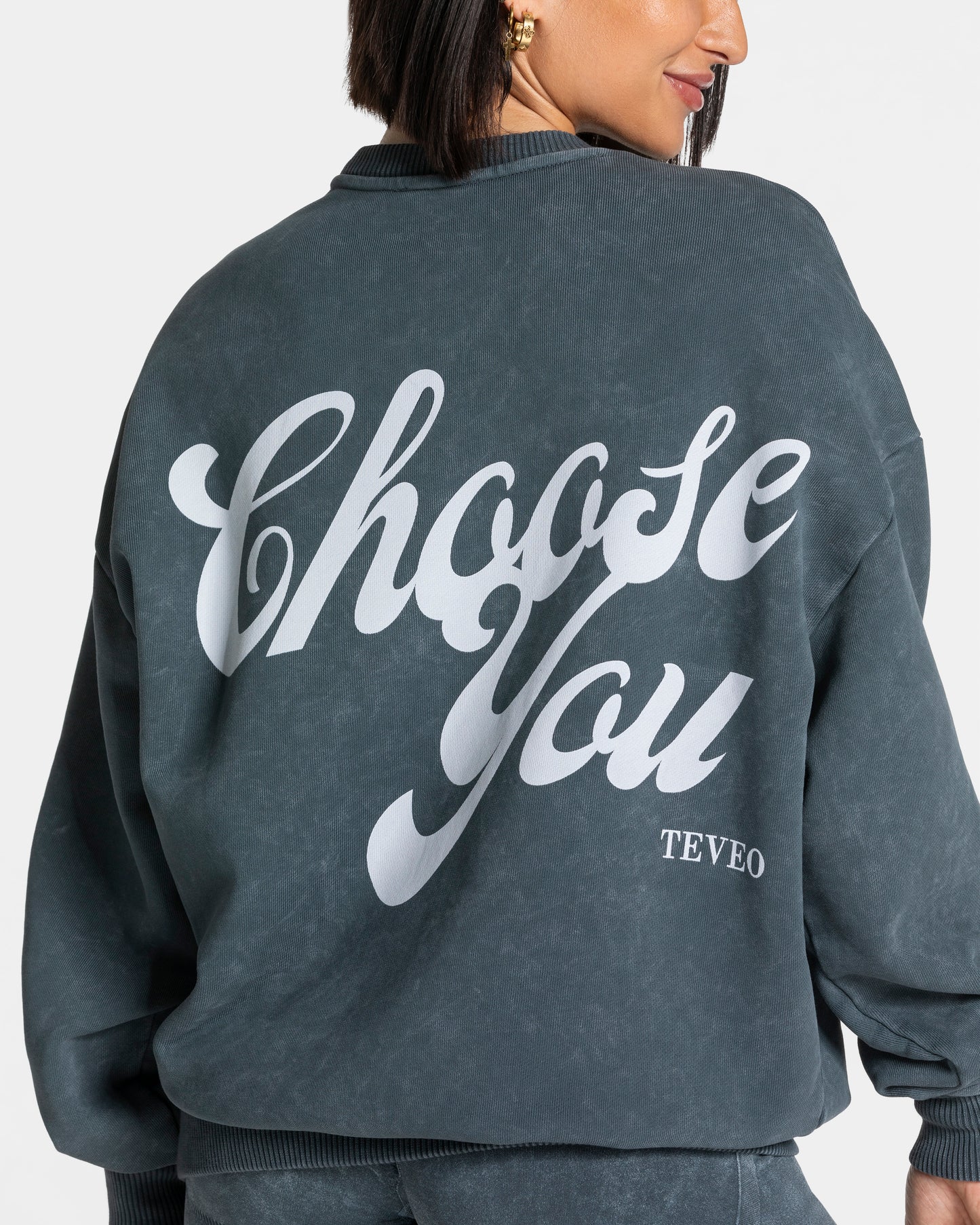 Felpa Acid Oversized “Navy”