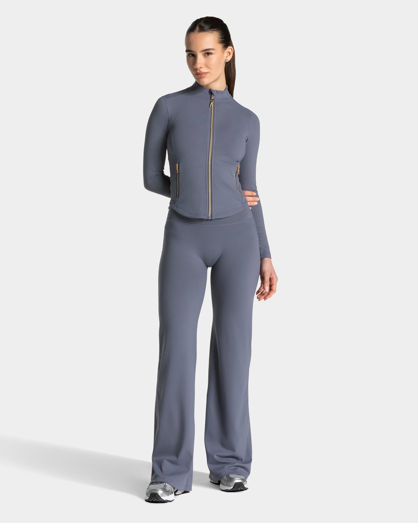 Veste de sport zippée sculptante Allrounder « Titan - doré »