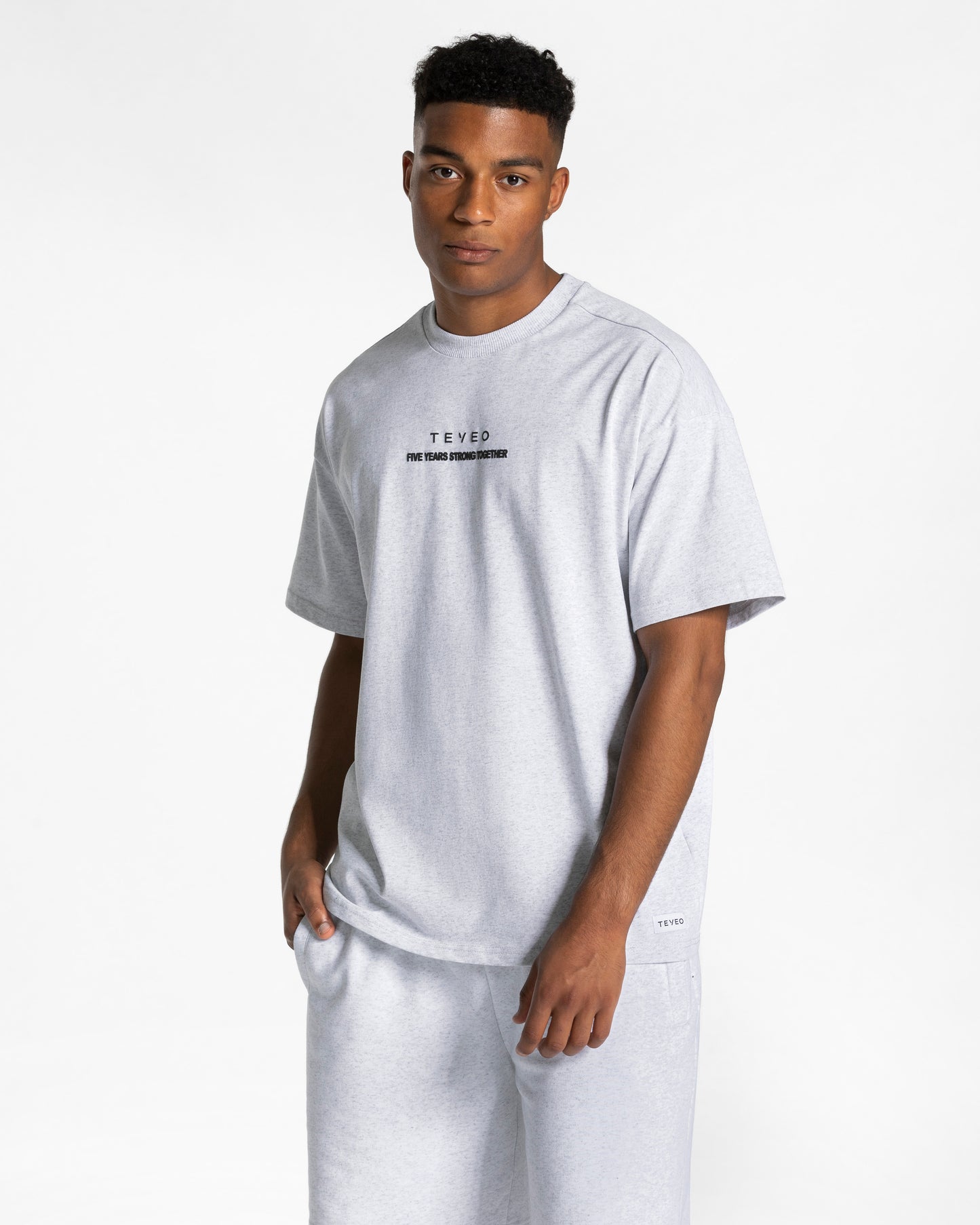 T-shirt Anniversary « gris clair »