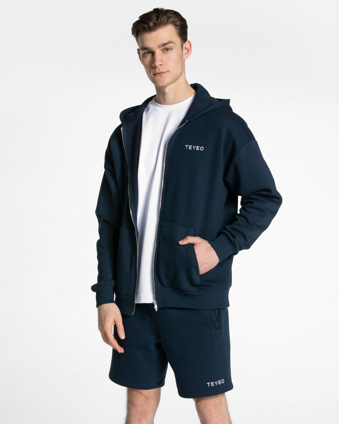 Arrival Oversized Zip Hoodie ‘Dark Blue’