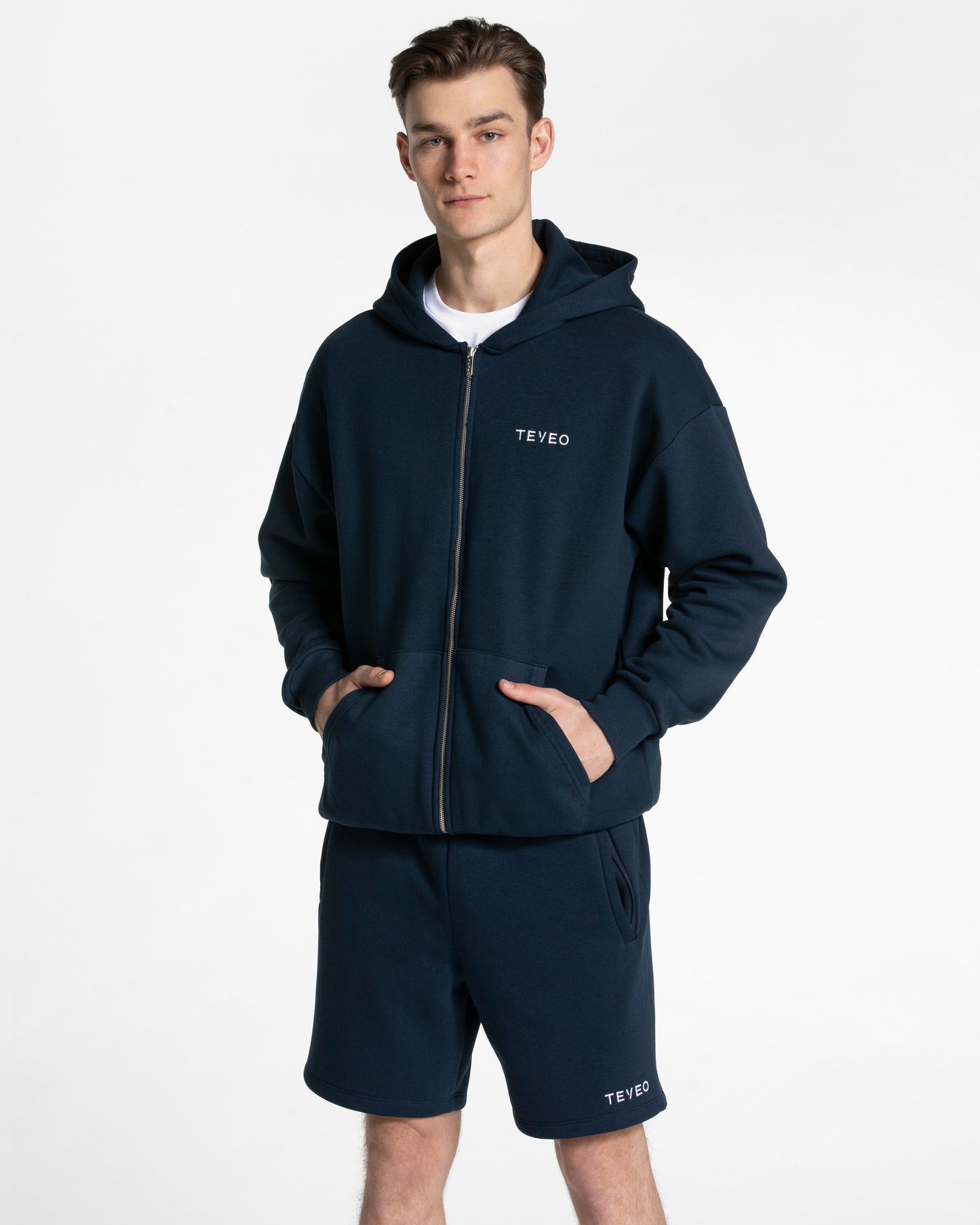 Arrival Oversized Zip Hoodie ‘Dark Blue’