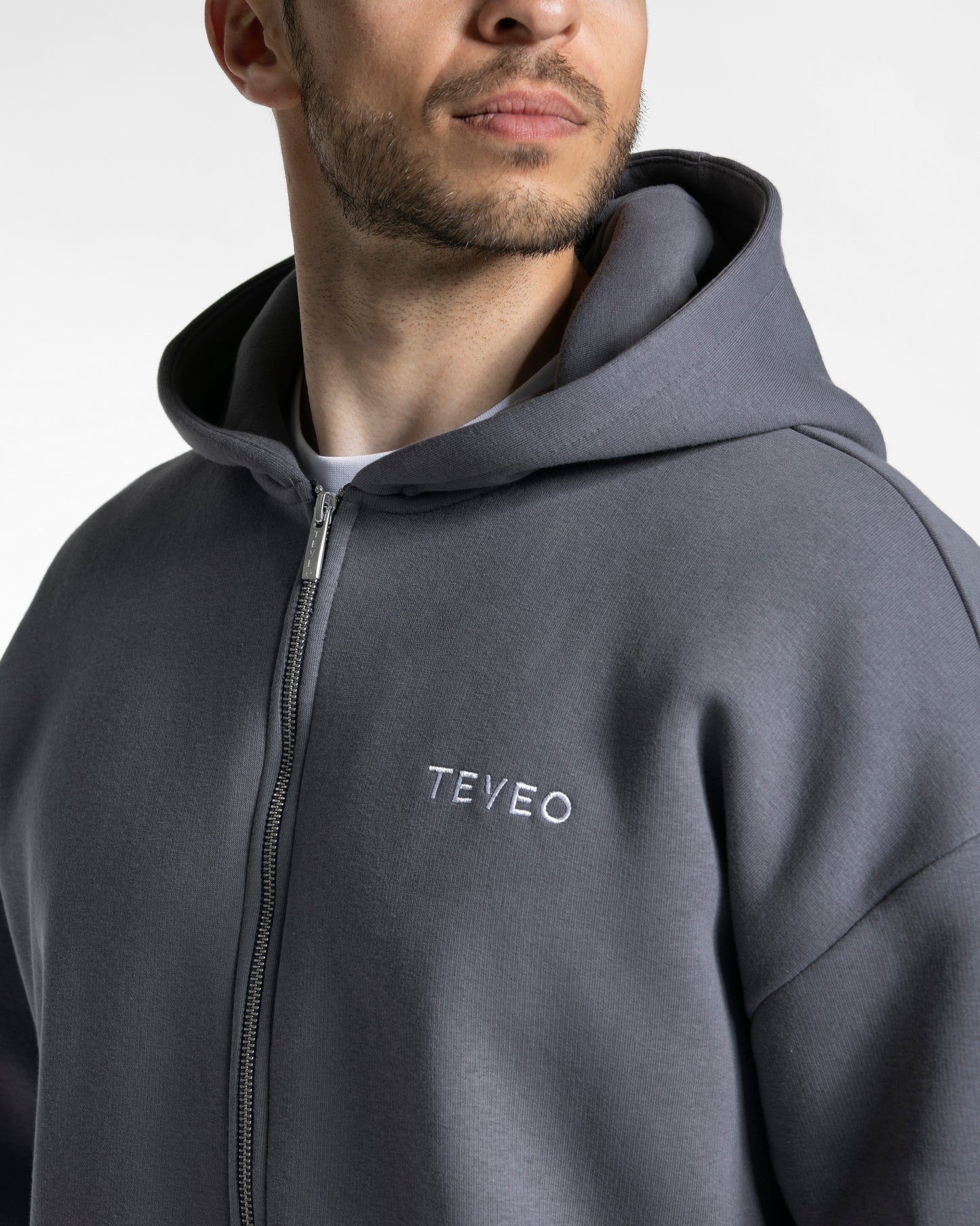 Arrival Oversized Zip Hoodie ‘Graphite’