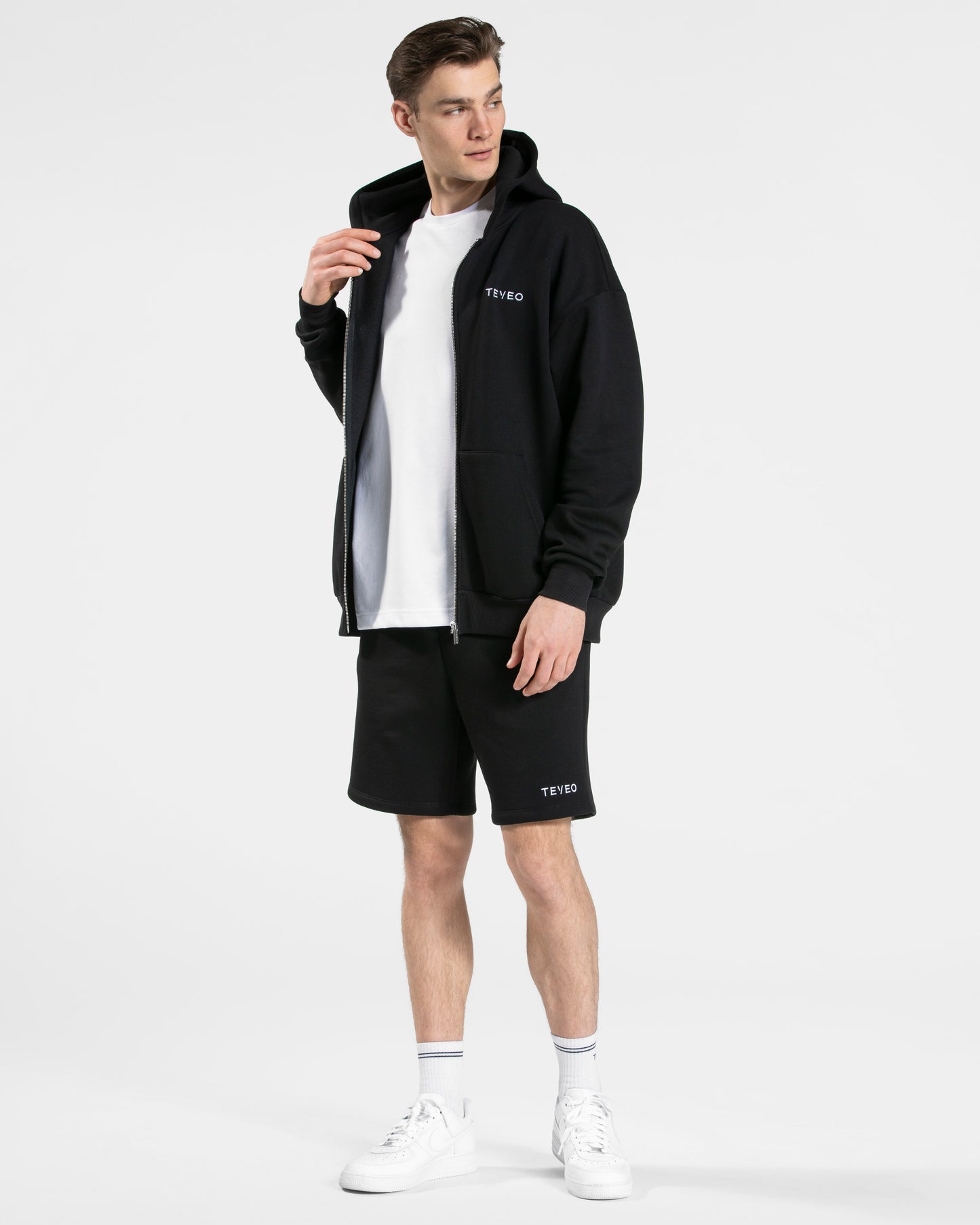 Arrival Oversized Zip Hoodie ‘Black’