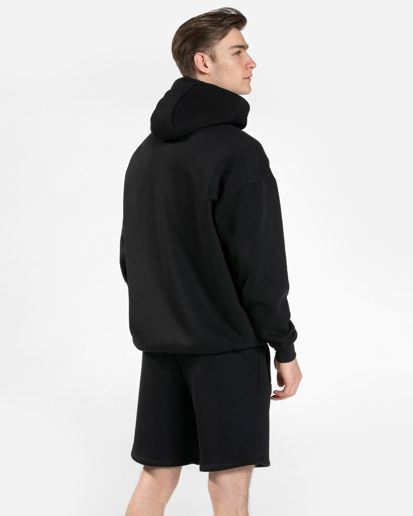 Arrival Oversized Zip Hoodie "Schwarz"