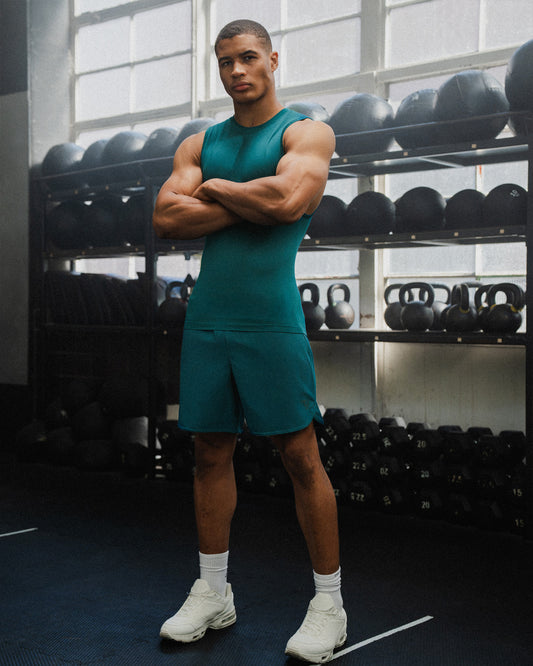 Training Shorts 7 Inch "Teal"