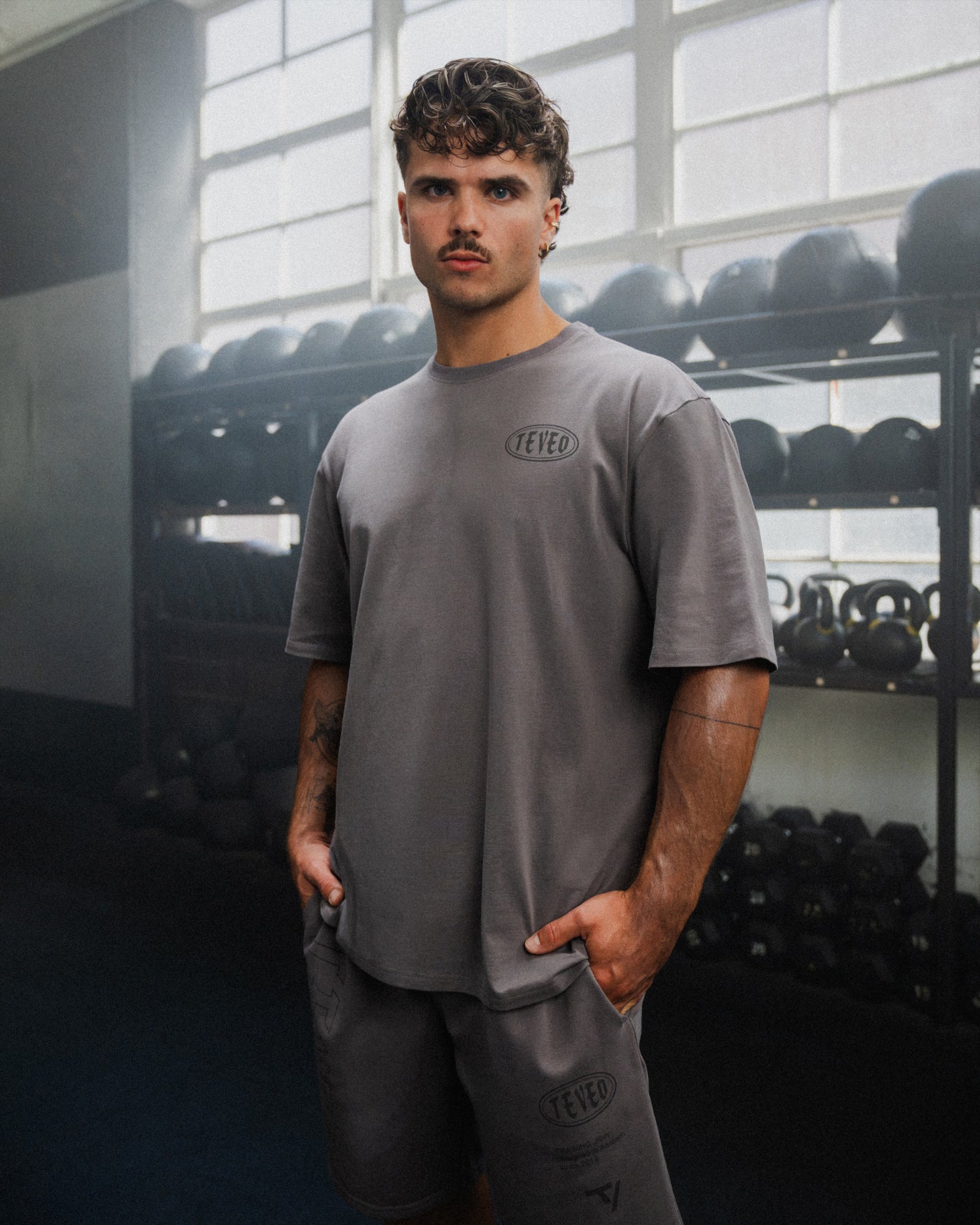T-shirt oversize Training « Graphite »