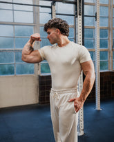 Training Fitted T-Shirt "Cream"