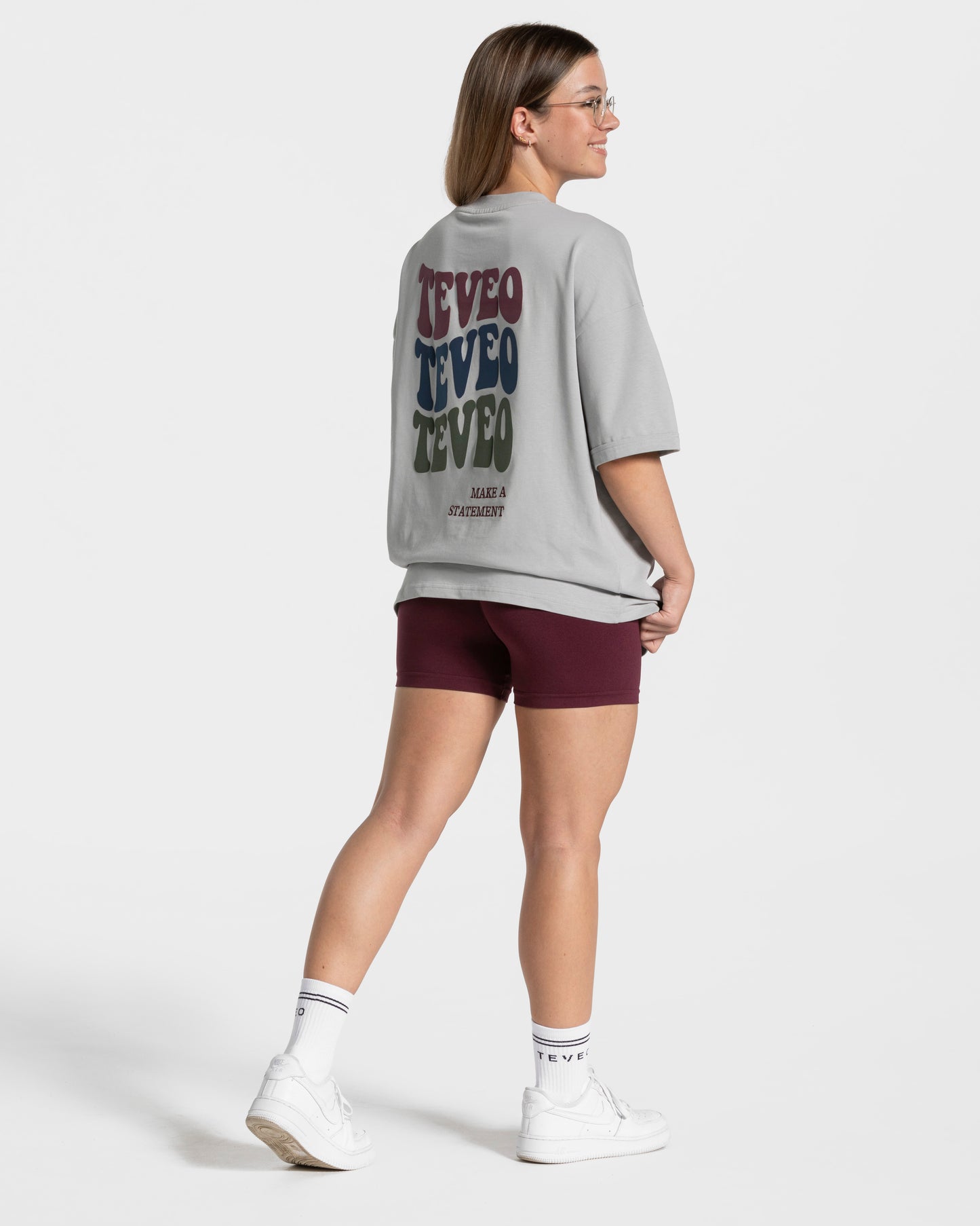 Candy Oversized T-Shirt ‘Light Grey’