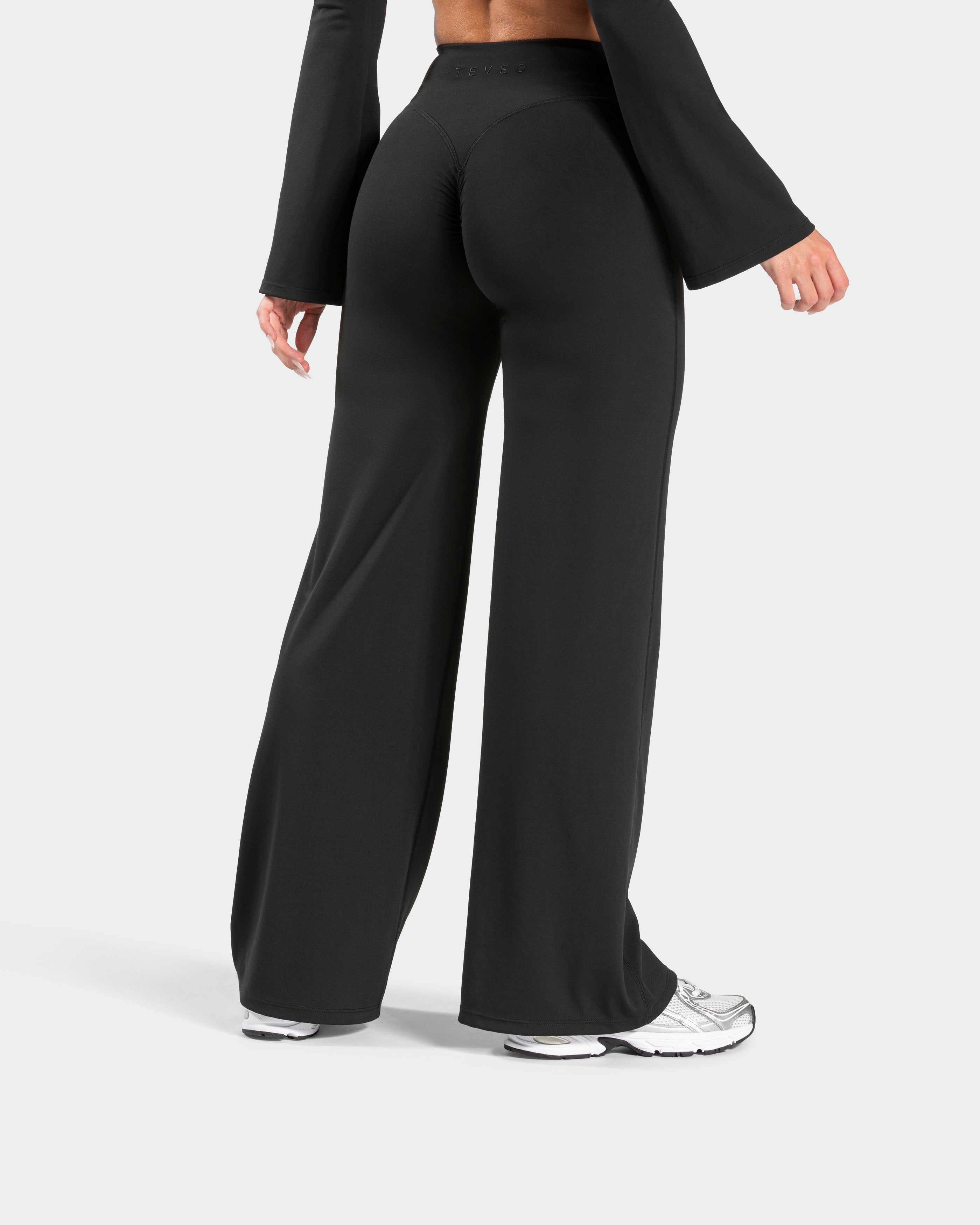 Pantalon Straight Leg Scrunch Charming Pro « noir »