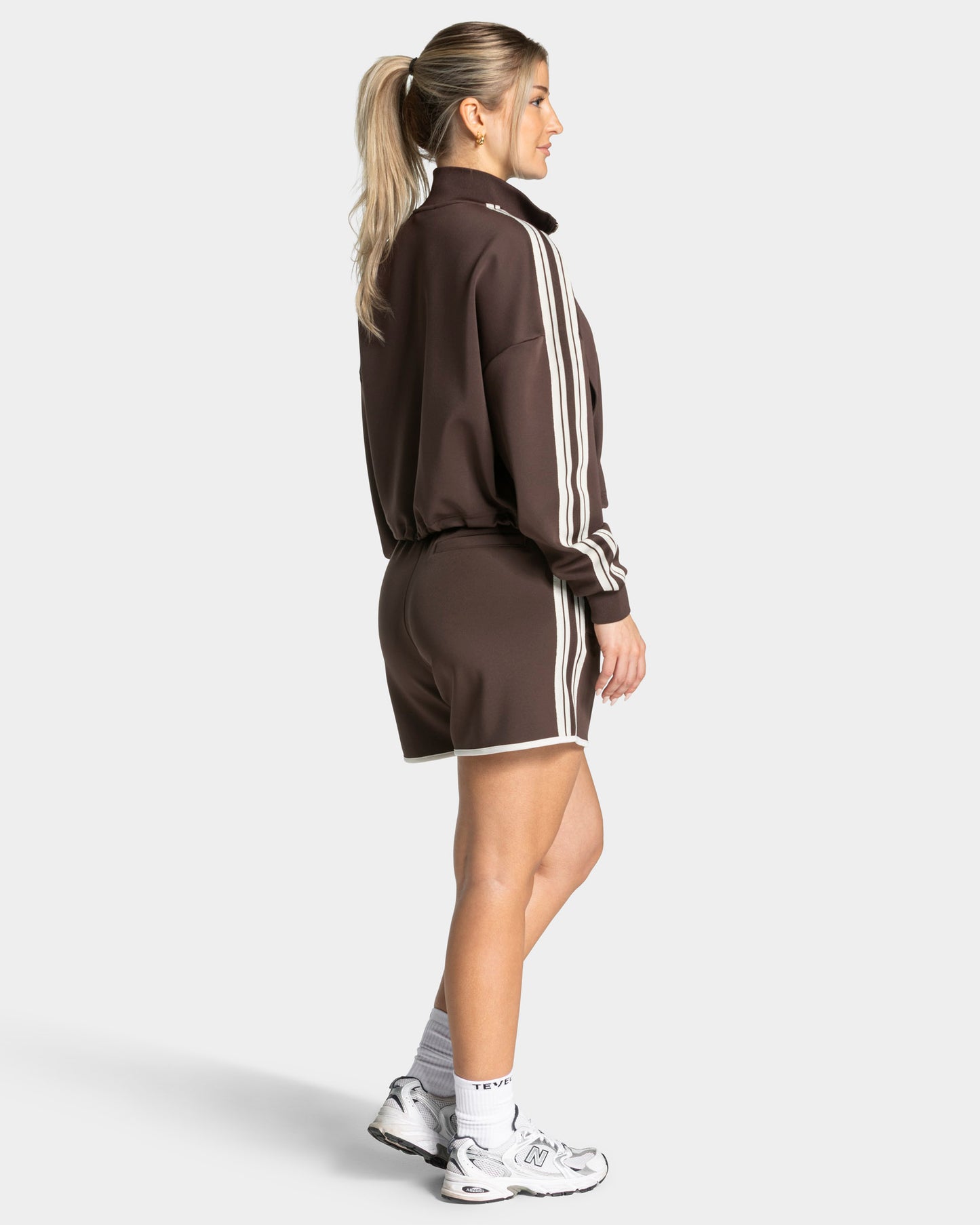 Club Cropped Zip Jacket ‘Espresso’