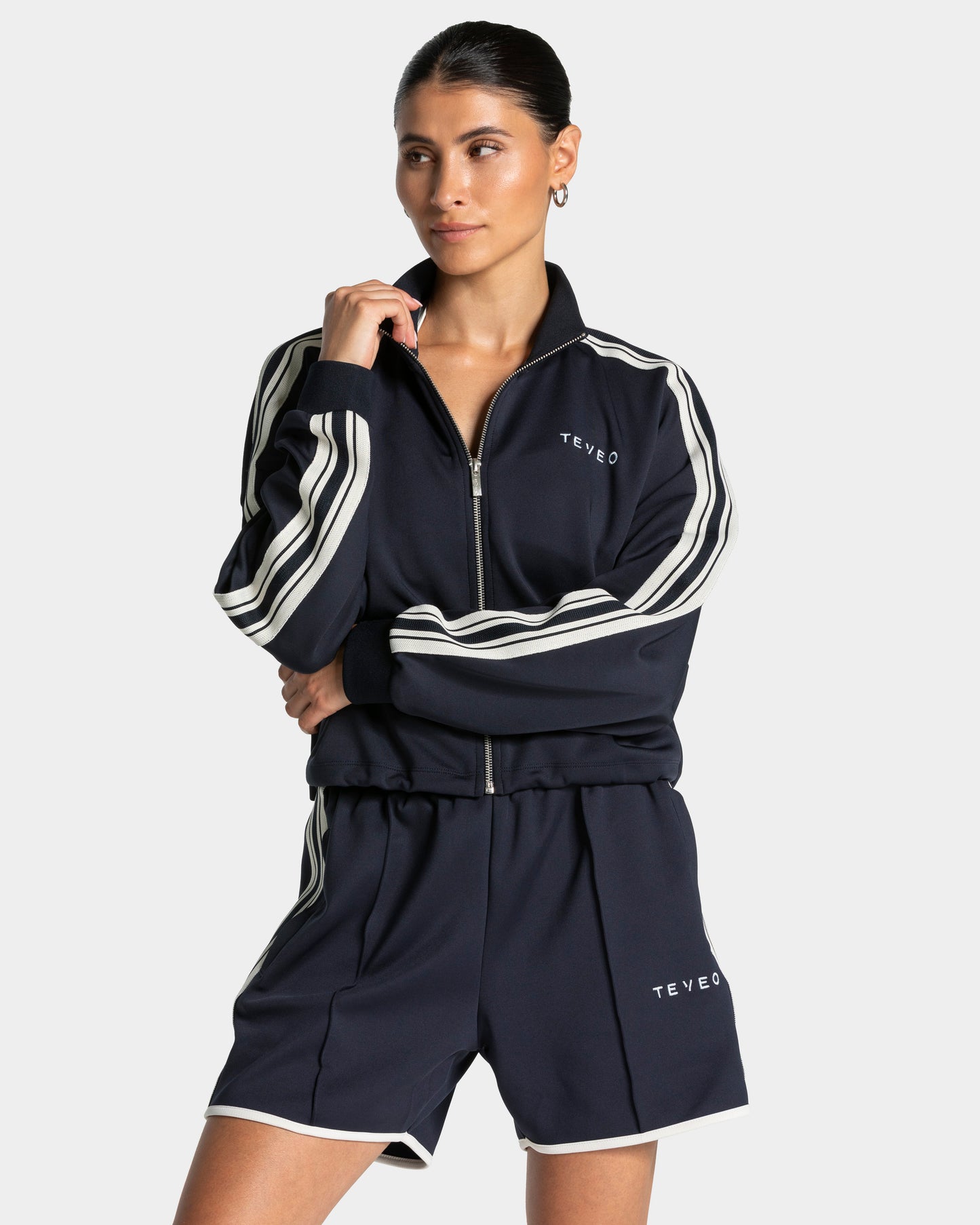 Club Cropped Zip Jacket ‘Midnight’