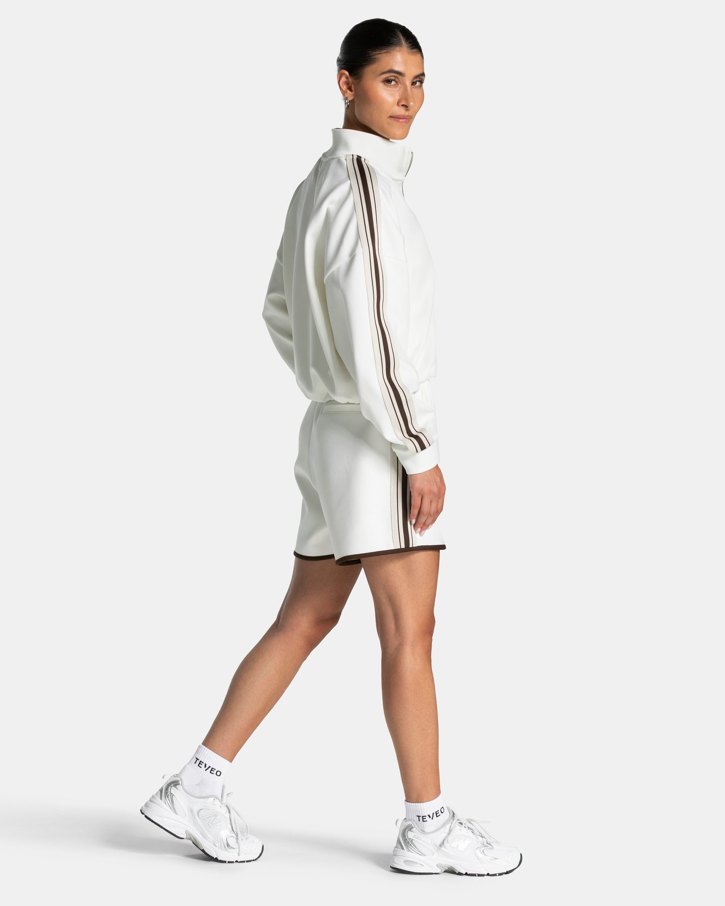 Club Cropped Zip Jacket ‘Off White’