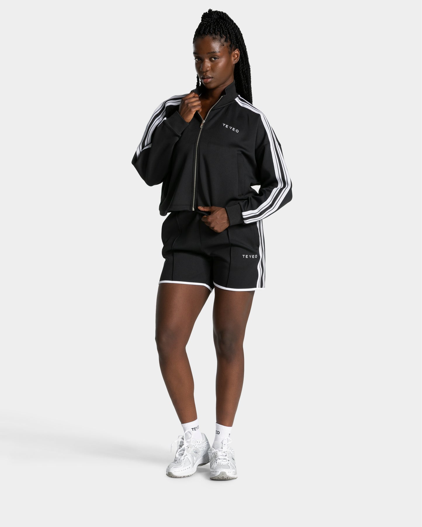 Club Cropped Zip Jacket ‘Black’