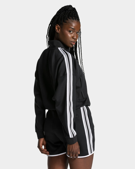 Veste de sport zippée Cropped Club « noire »