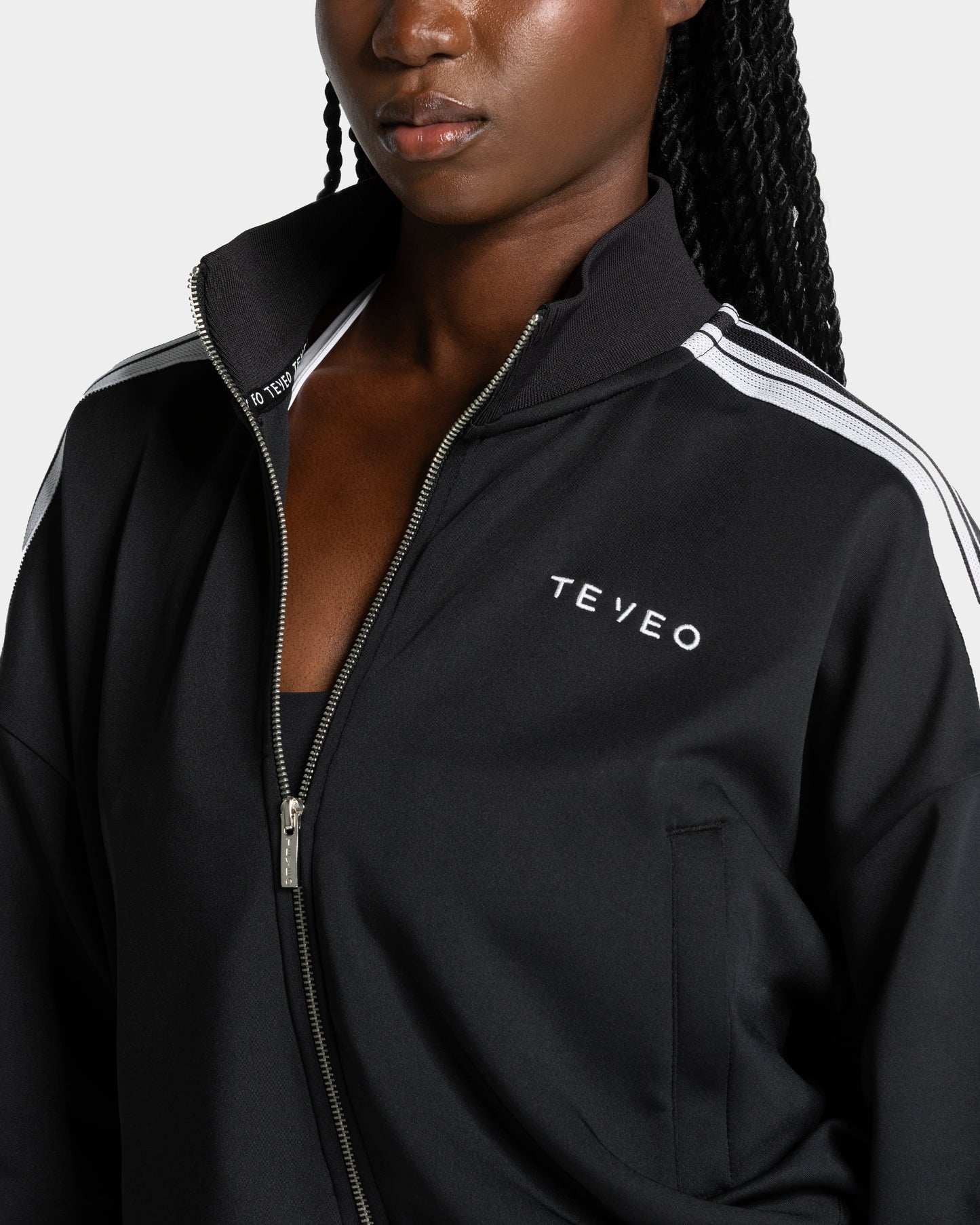 Club Cropped Zip Jacket ‘Black’