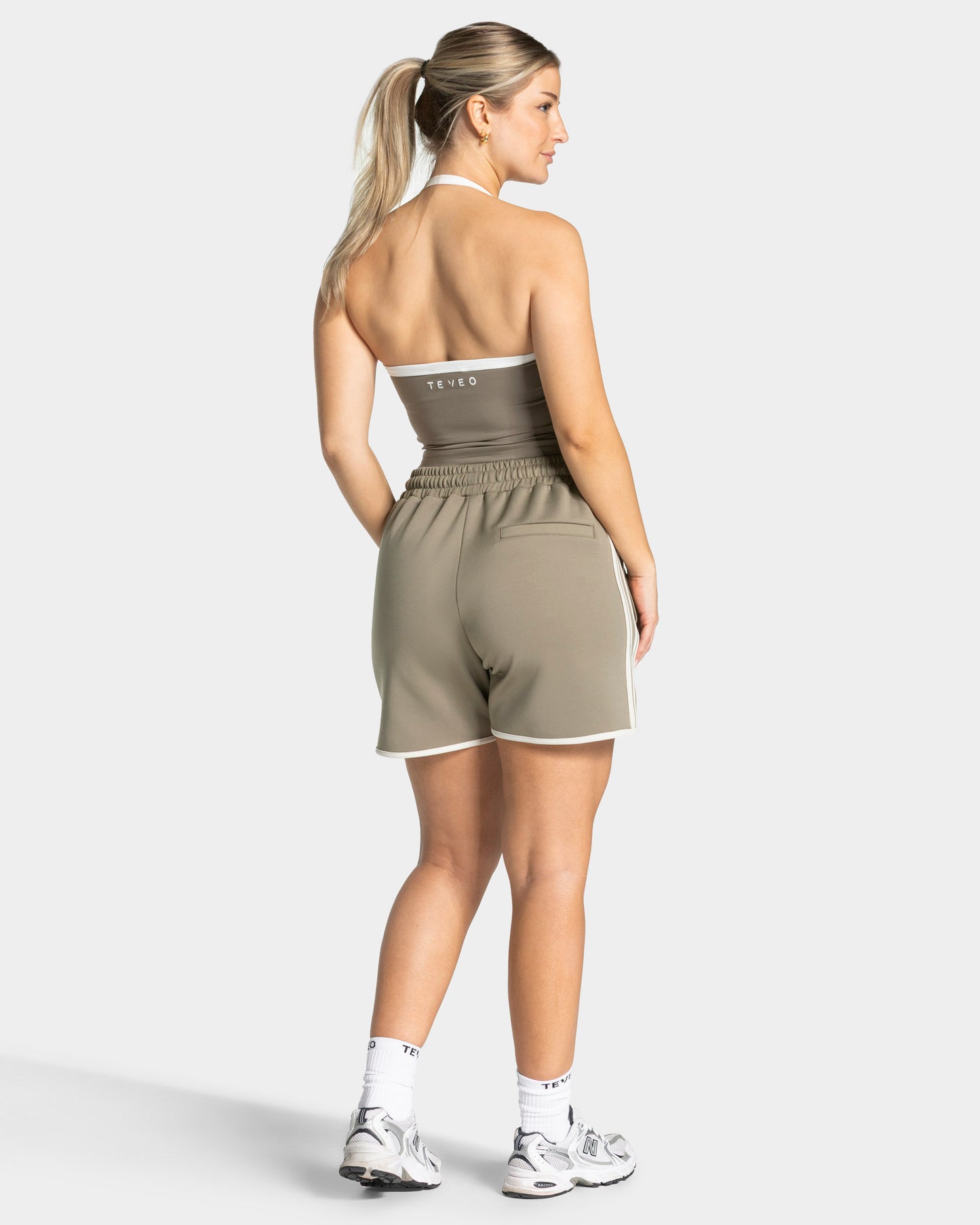 Club Halterneck Top ‘Khaki’