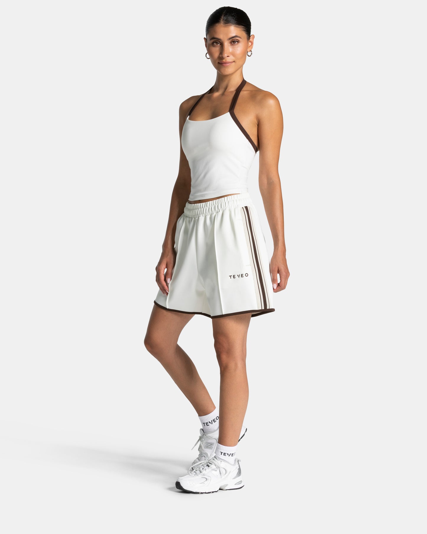 Club Halterneck Top ‘Off White’