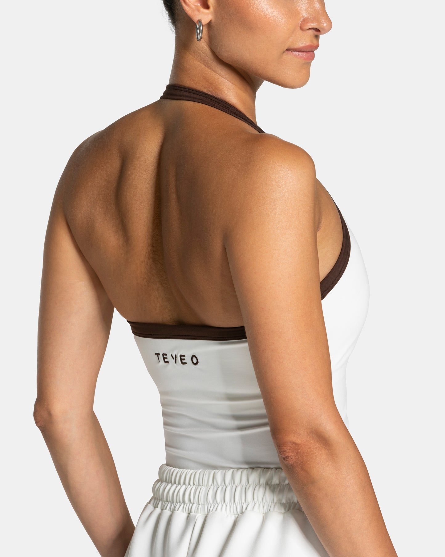 Club Halterneck Top ‘Off White’
