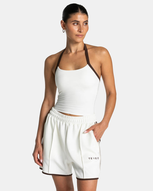 Club Halterneck Top ‘Off White’