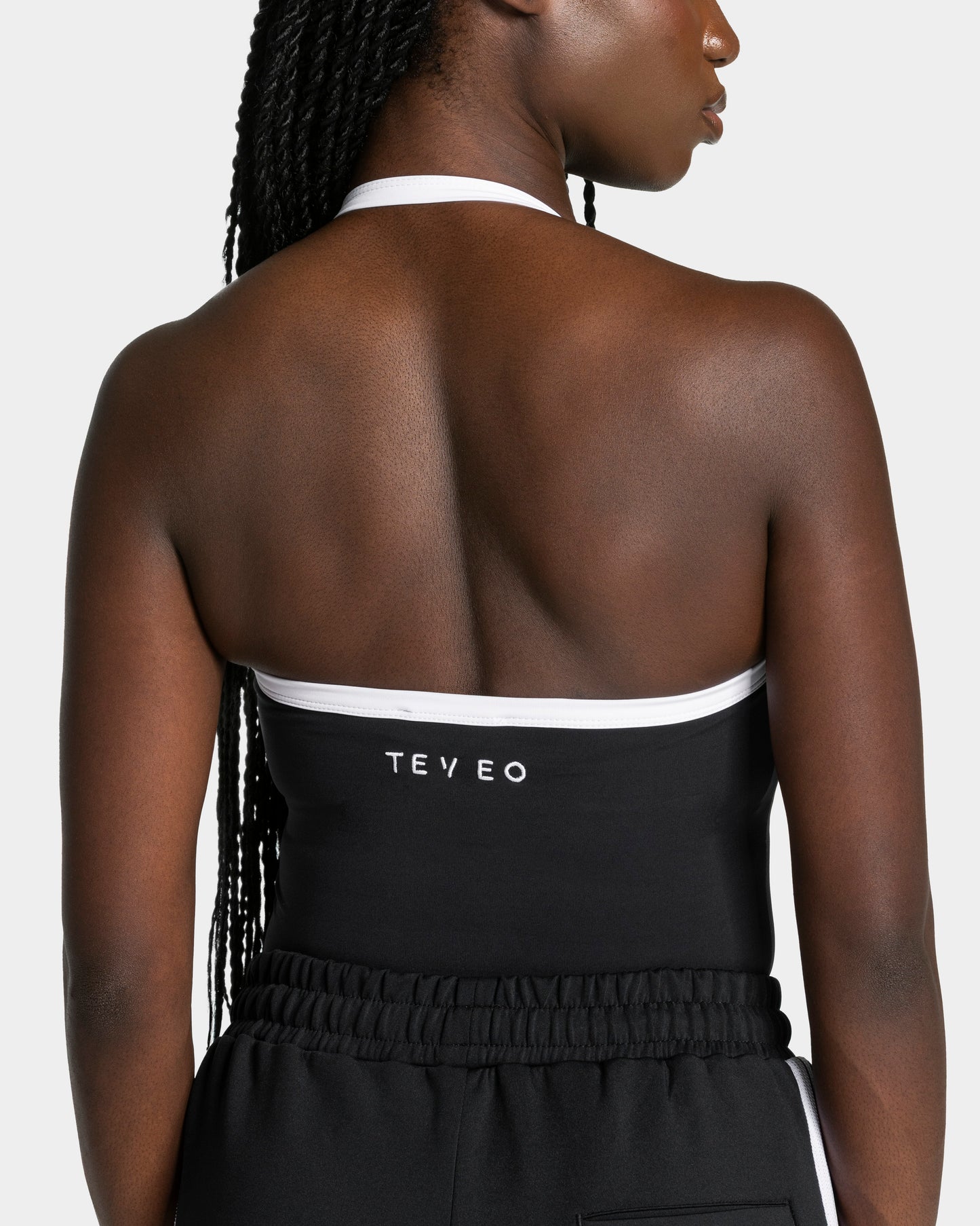 Club Halterneck Top ‘Black’