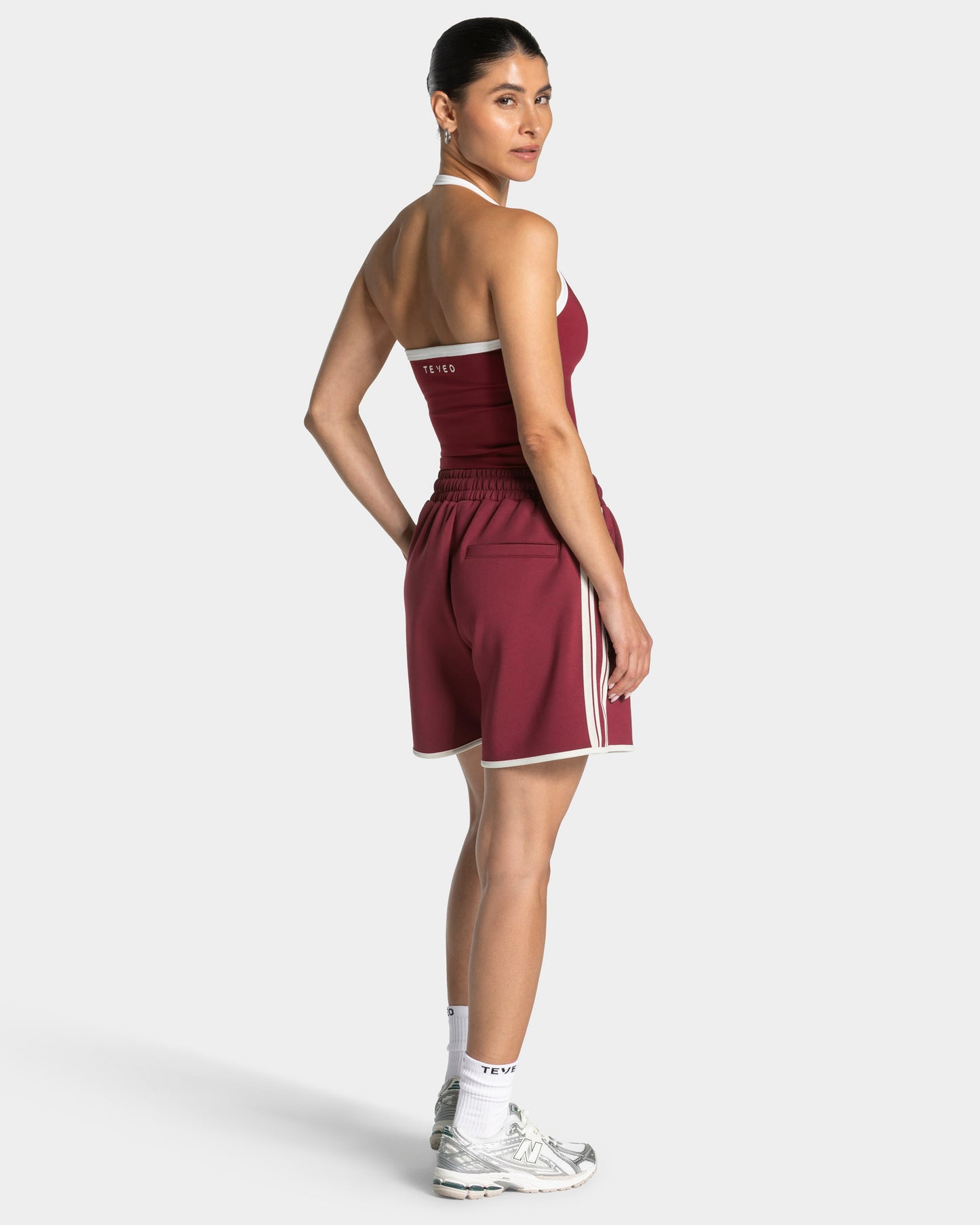 Club Halterneck Top ‘Burgundy’