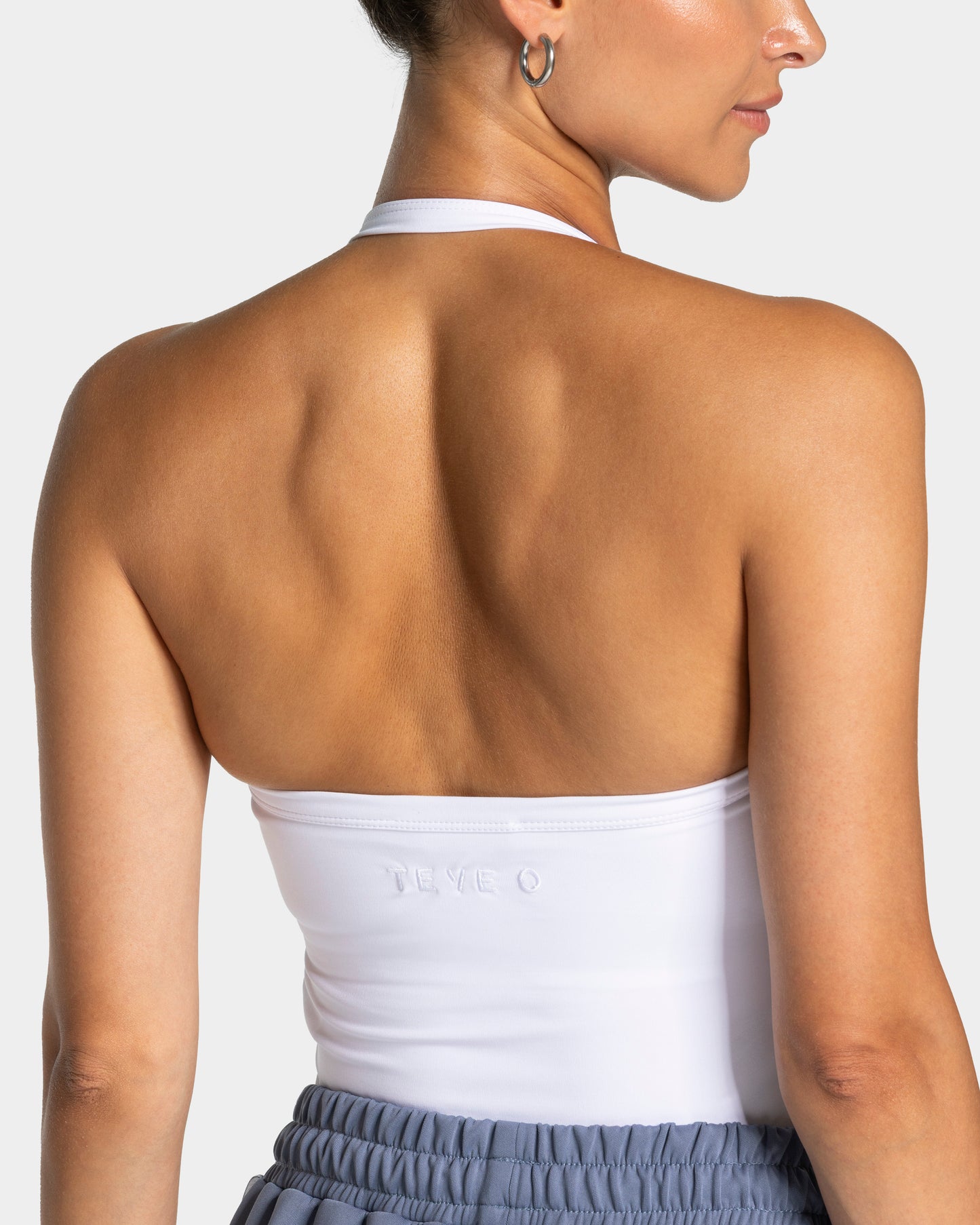 Club Halterneck Top ‘White’
