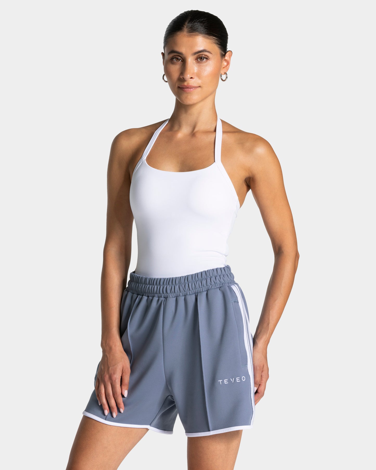 Club Halterneck Top ‘White’