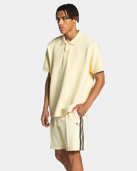 Polo oversize Club « Butter Yellow »
