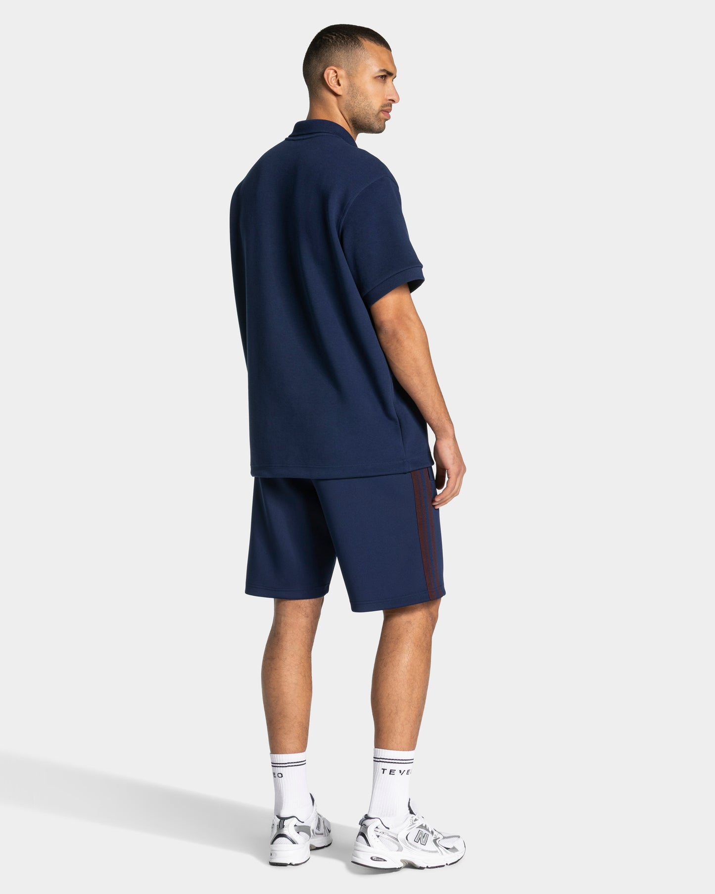 Polo oversize Club « Bleu foncé »