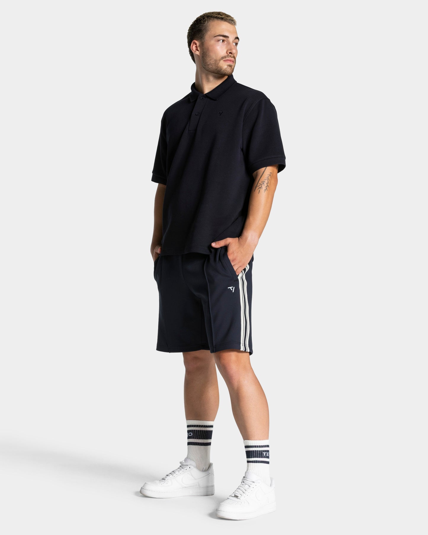 Club Socks (2-pack) ‘Off White – Midnight’