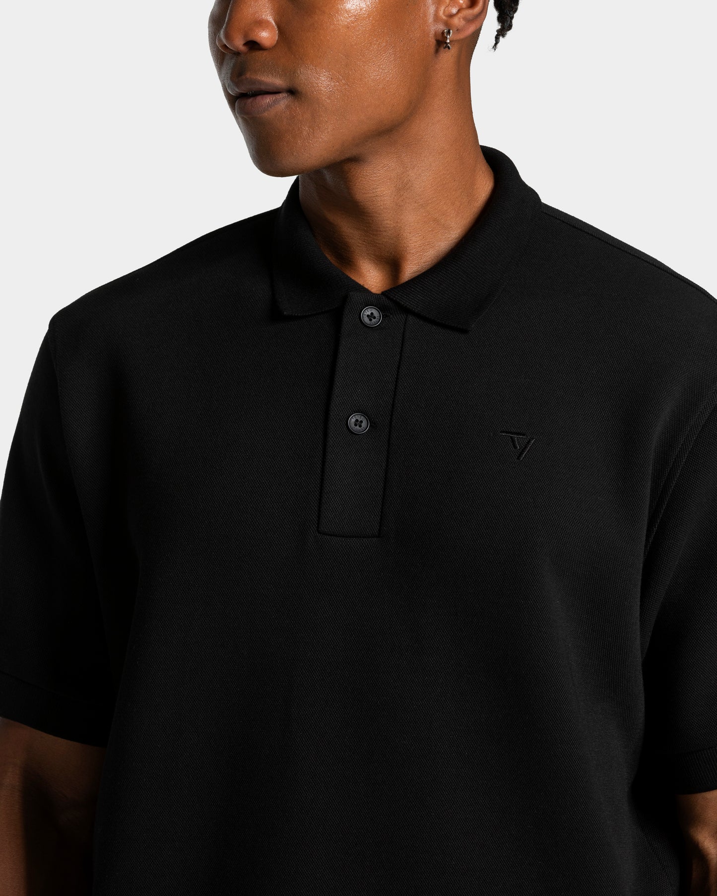 Club Oversized Polo ‘Black’