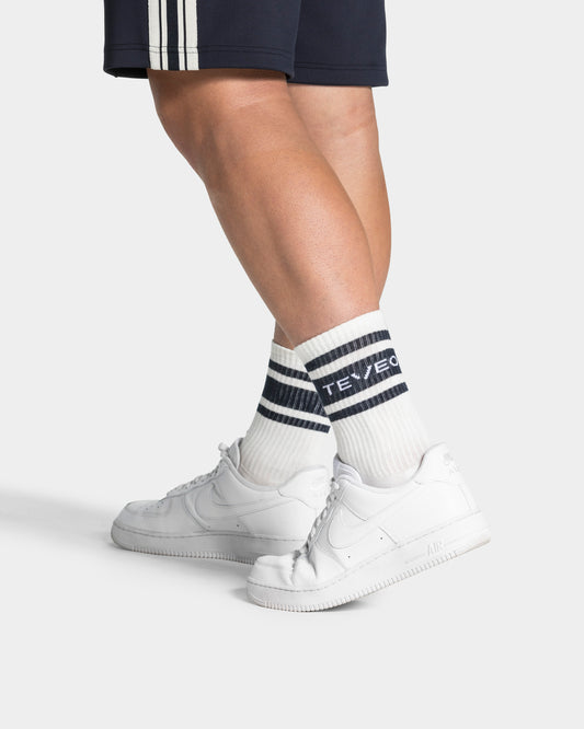 Club Socks (2-pack) ‘Off White – Midnight’