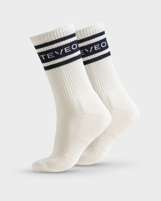 Club Socks (2-pack) ‘Off White – Midnight’