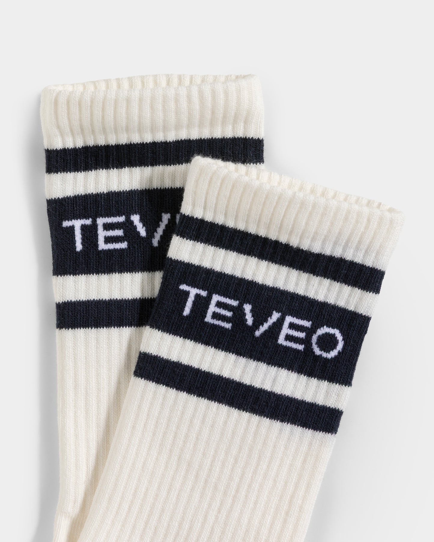Club Socks (2-pack) ‘Off White – Midnight’