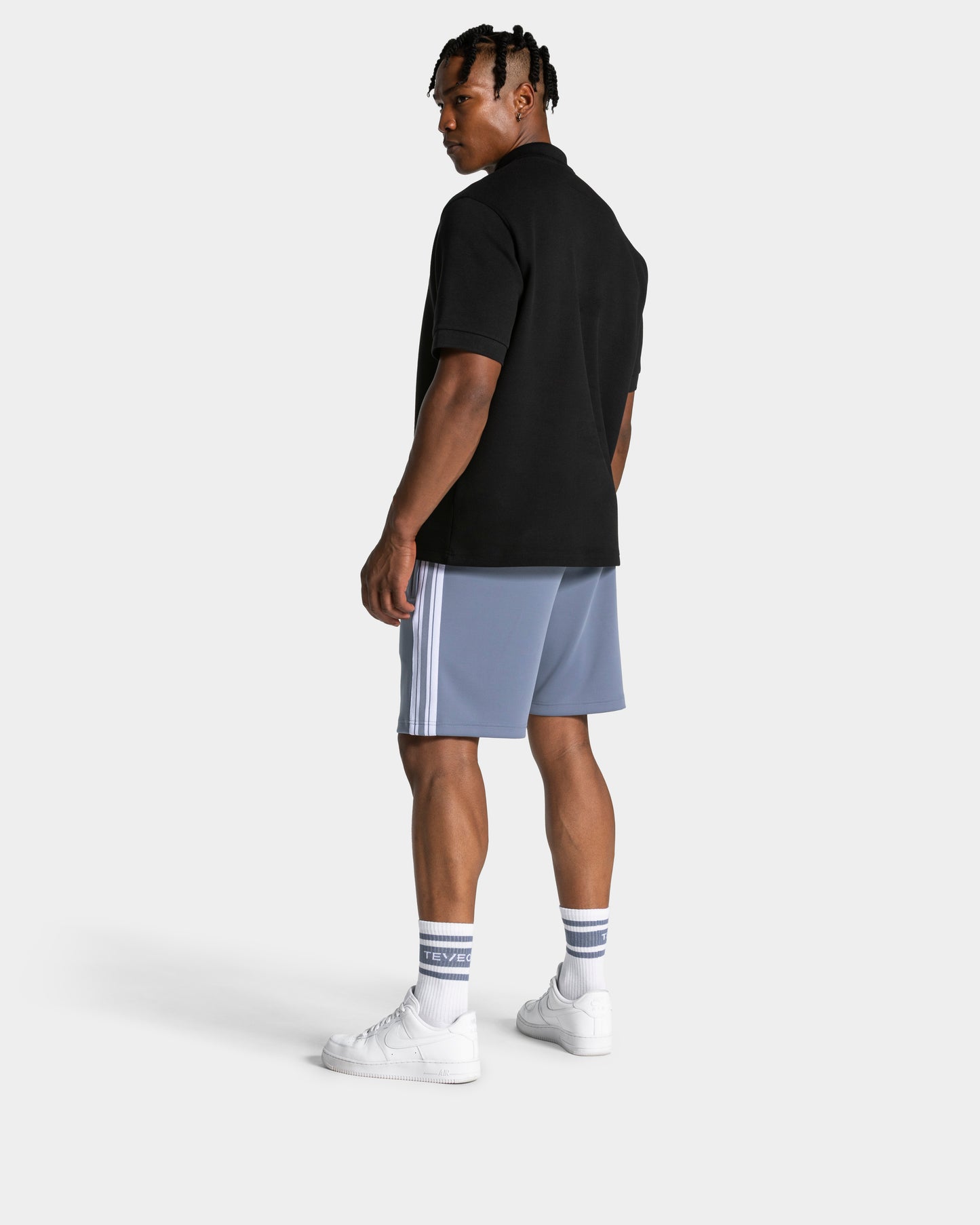 Club Socks (2-Pack) ‘White – Steel Blue’