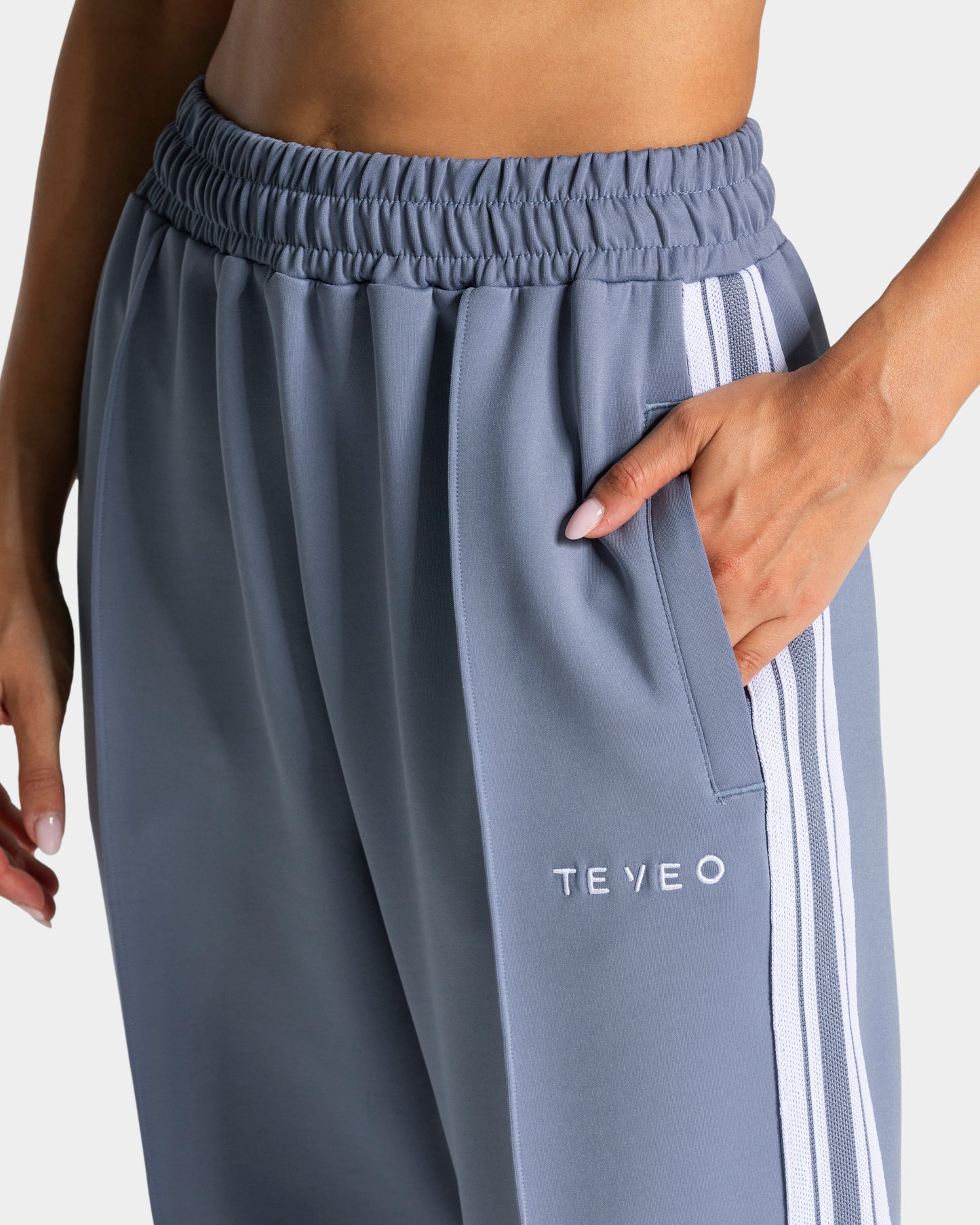 Club Straight Leg Joggers ‘Steel Blue’