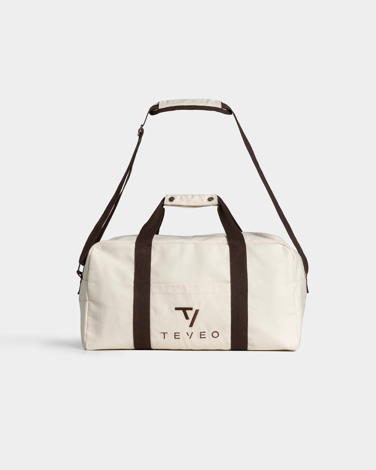 Club Weekender Bag ‘Off White – Espresso’