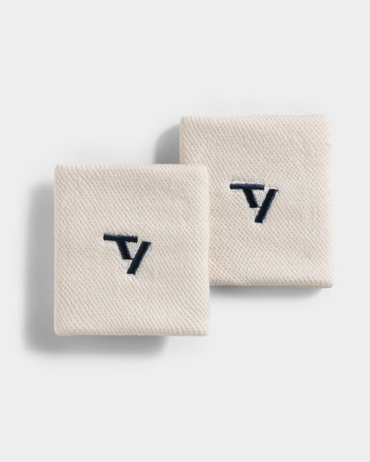 Serre-poignet (lot de 2) Club « blanc cassé »