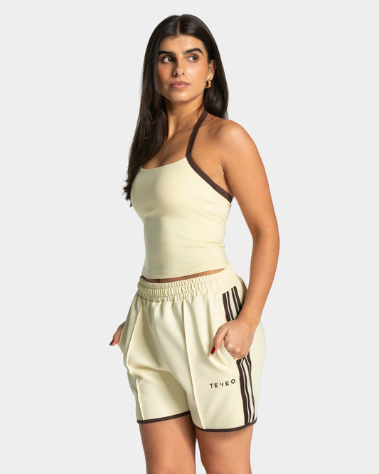 Club Halterneck Top ‘Butter Yellow’