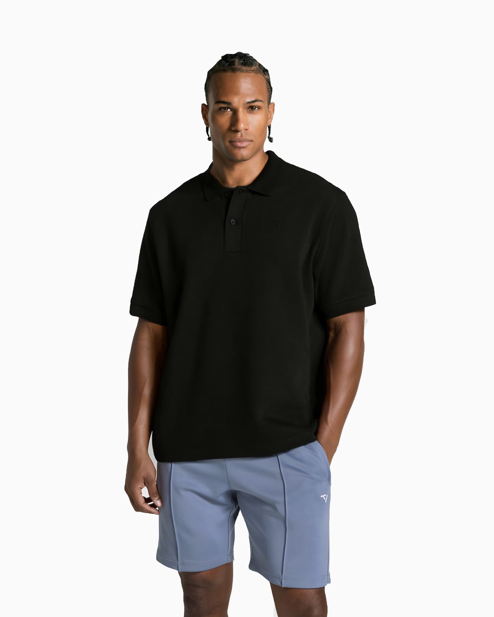 Club Oversized Polo 'Black'