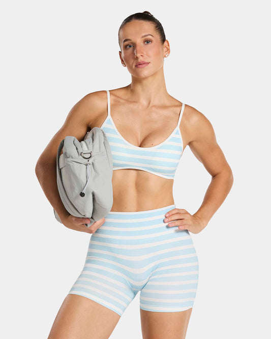 Biustonosz Contrastline „Stripe – ice blue”