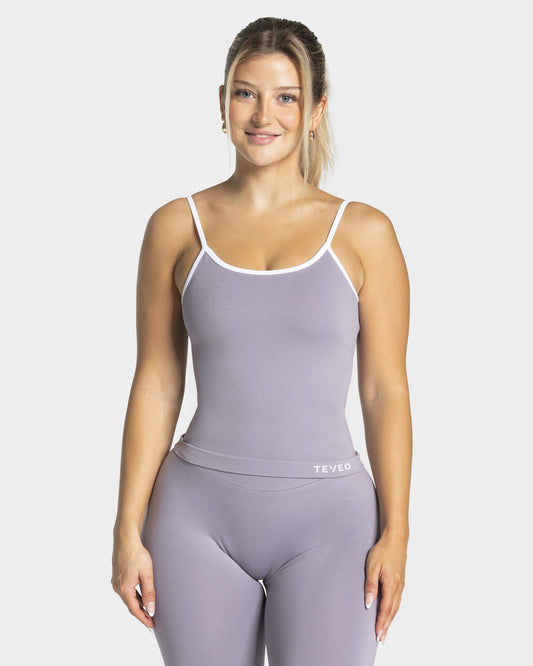 Contrastline Cami Top "Lavendel"