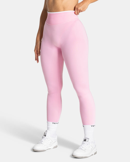 Contrastline Leggings ‘True Pink’