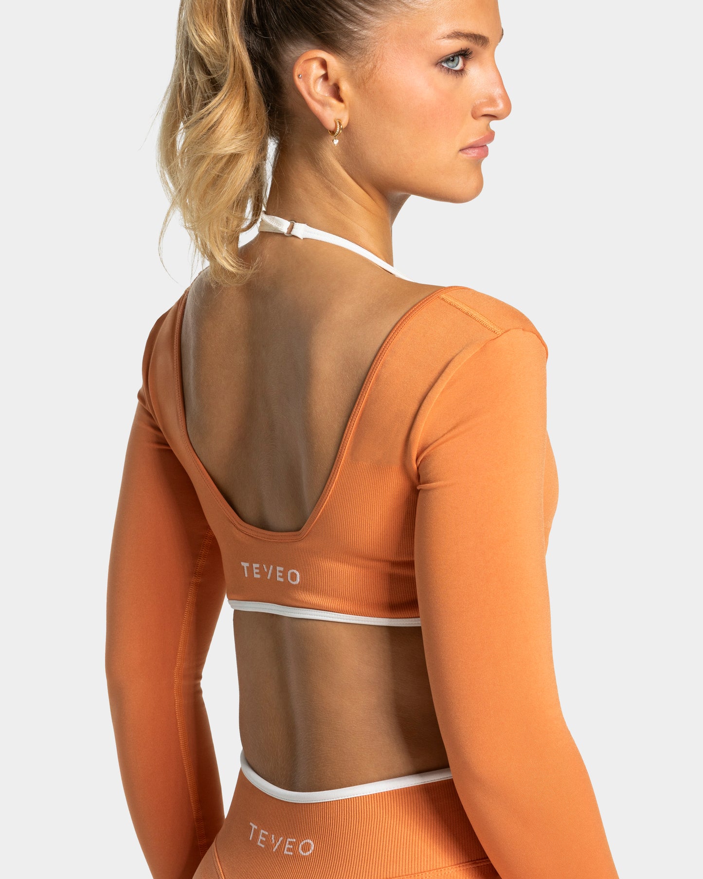 Camiseta de manga larga Contrastline «Pumpkin Spice»