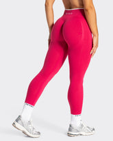 Contrastline Sculpt Scrunch Leggings ‘Berry’